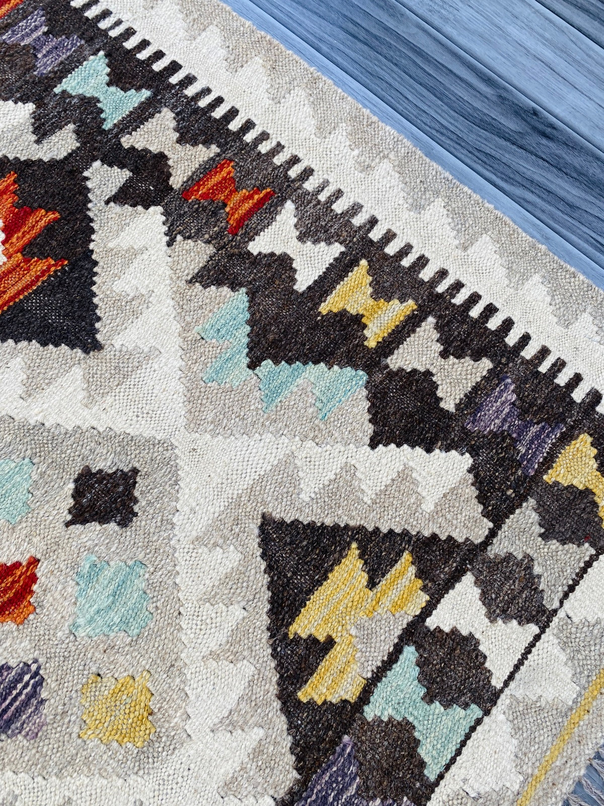 Handmade Afghan Chobi Kilim Rug 166 CM x 101 CM ( SS # 12 ).
