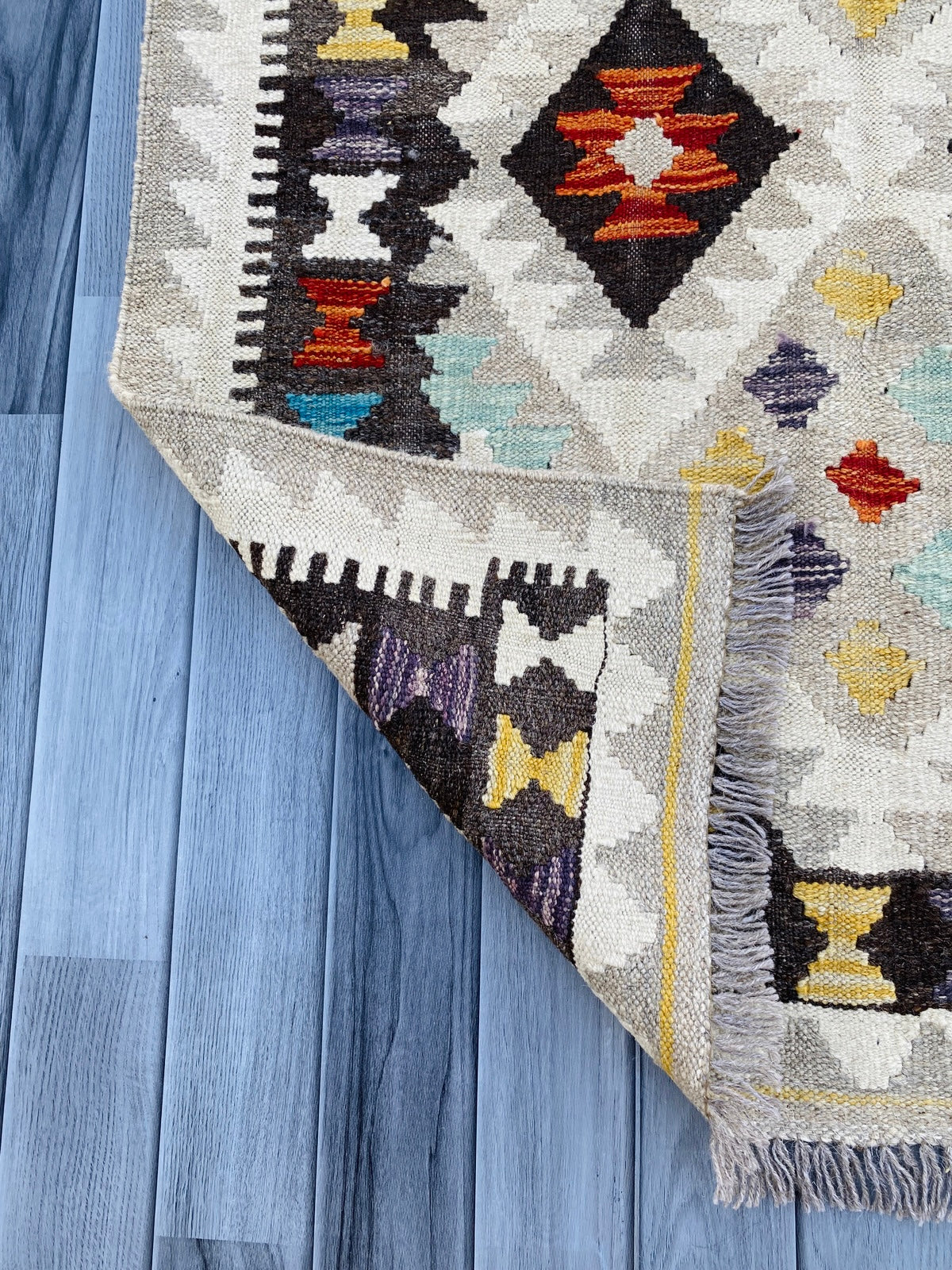 Handmade Afghan Chobi Kilim Rug 166 CM x 101 CM ( SS # 12 ).