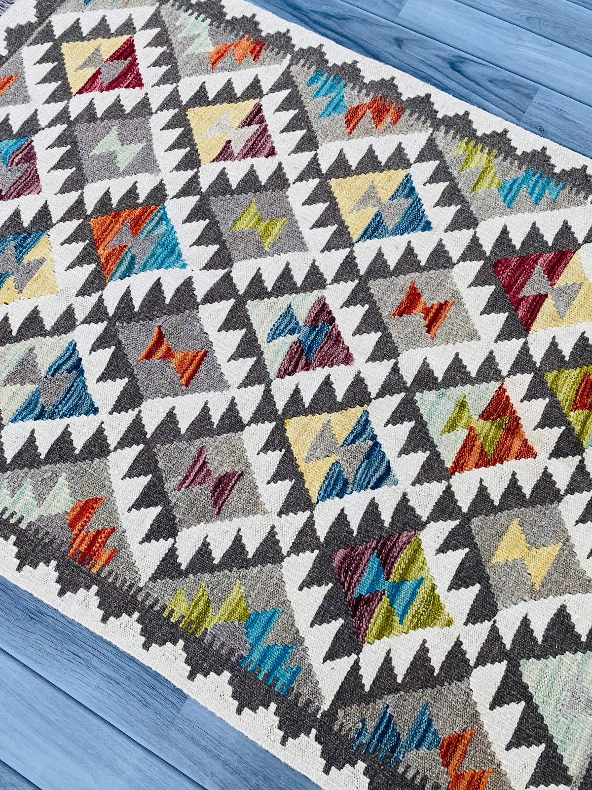 Handmade Afghan Chobi Kilim Rug 144 CM x 99 CM ( SS # 14 ).