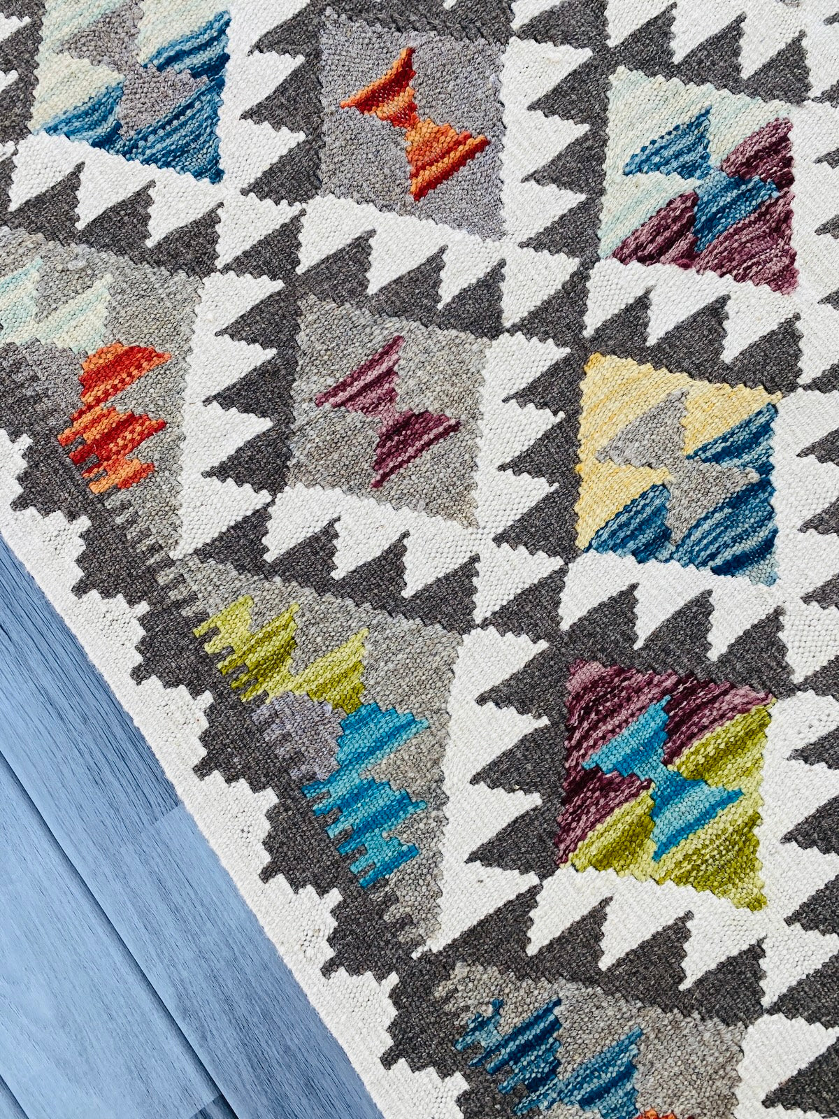 Handmade Afghan Chobi Kilim Rug 144 CM x 99 CM ( SS # 14 ).