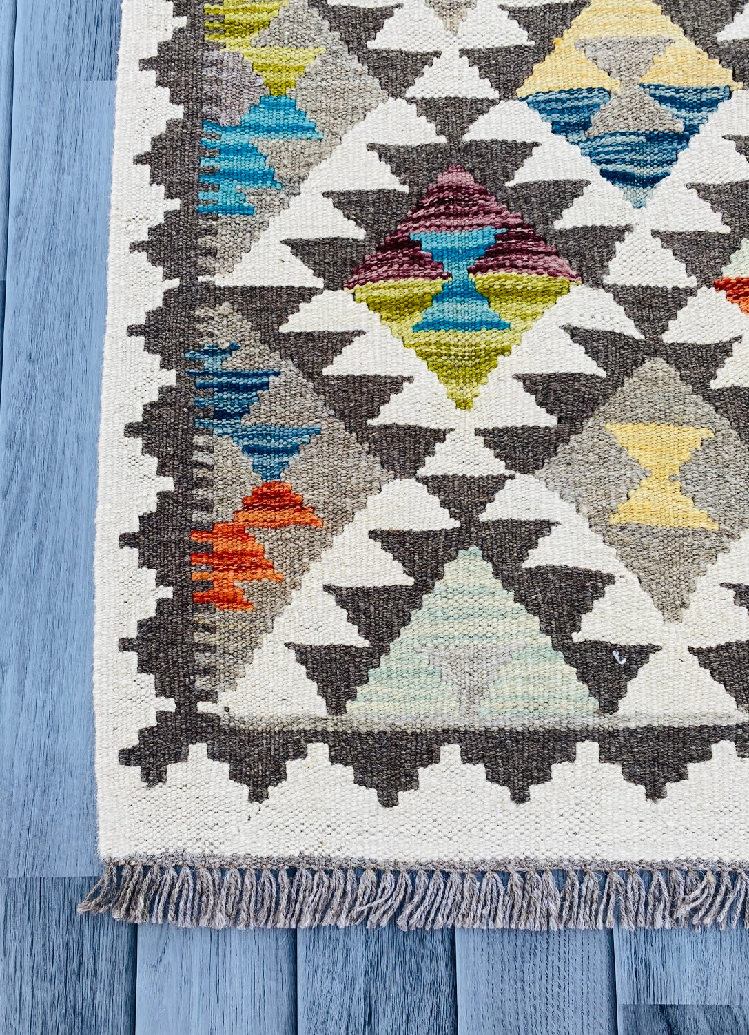 Handmade Afghan Chobi Kilim Rug 144 CM x 99 CM ( SS # 14 ).