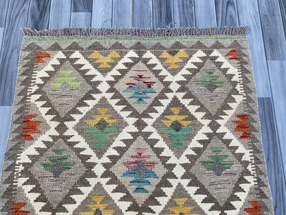 Handmade Afghan Chobi Kilim Rug 163 CM x 100 CM ( SS # 10 ).