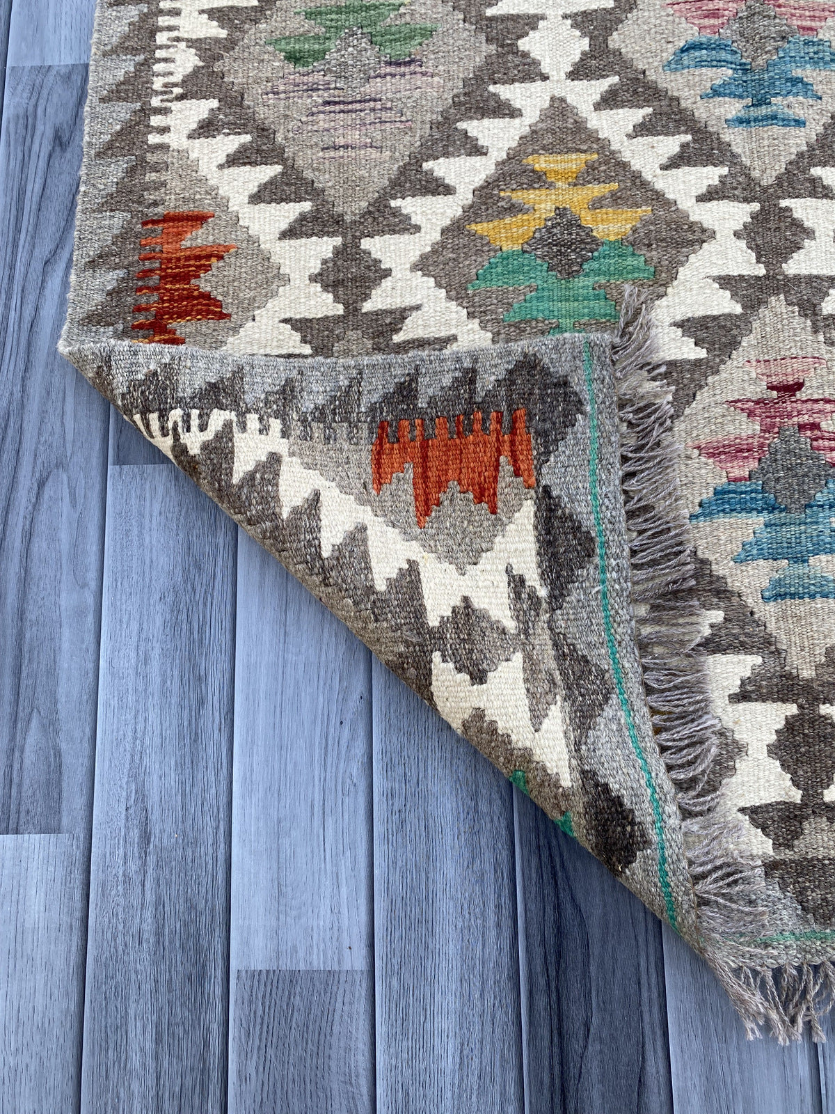 Handmade Afghan Chobi Kilim Rug 163 CM x 100 CM ( SS # 10 ).