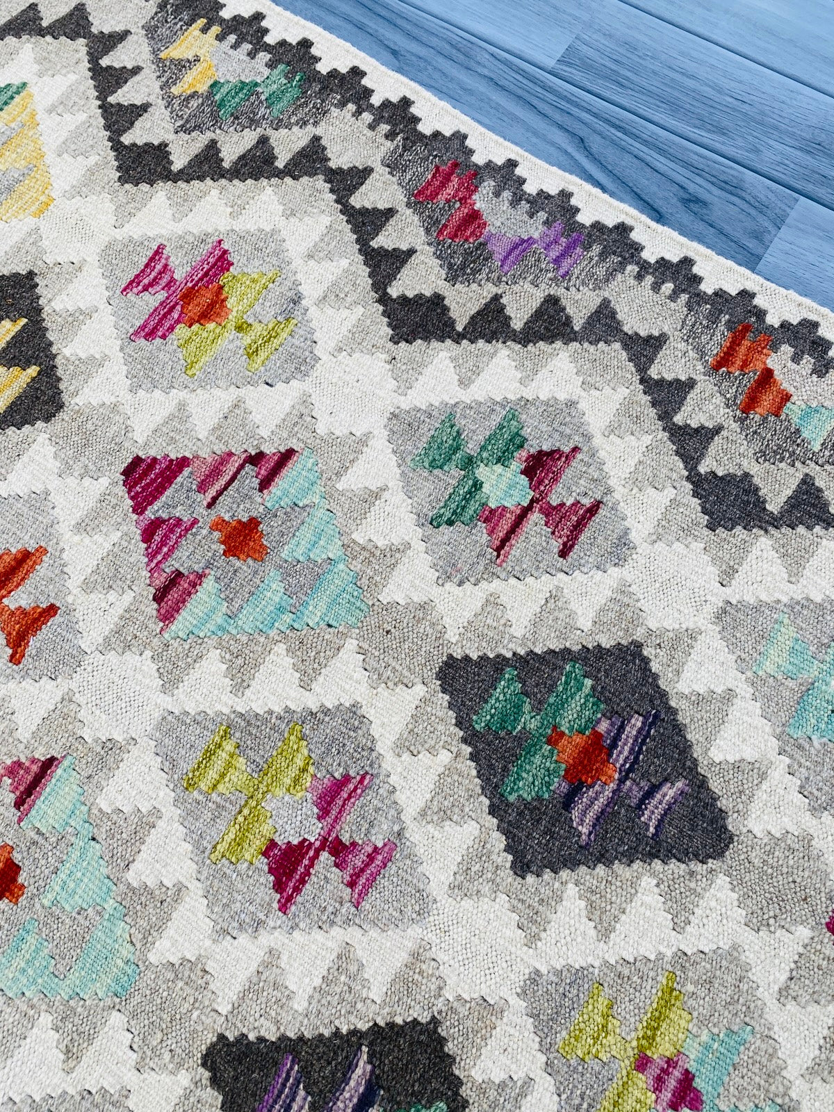 Handmade Afghan Chobi Kilim Rug 152 CM x 102 CM ( SS # 06 ).