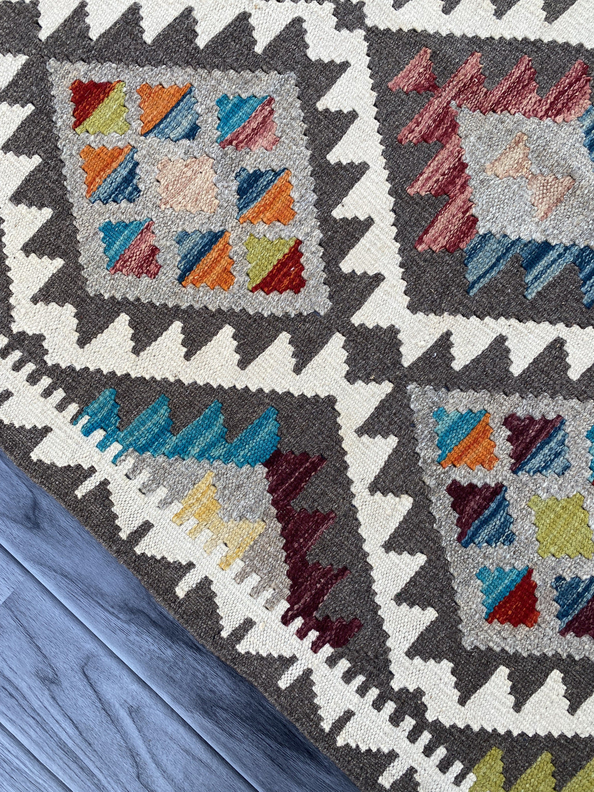 Handmade Afghan Chobi Kilim Rug 149 CM x 95 CM ( SS # 11 ).