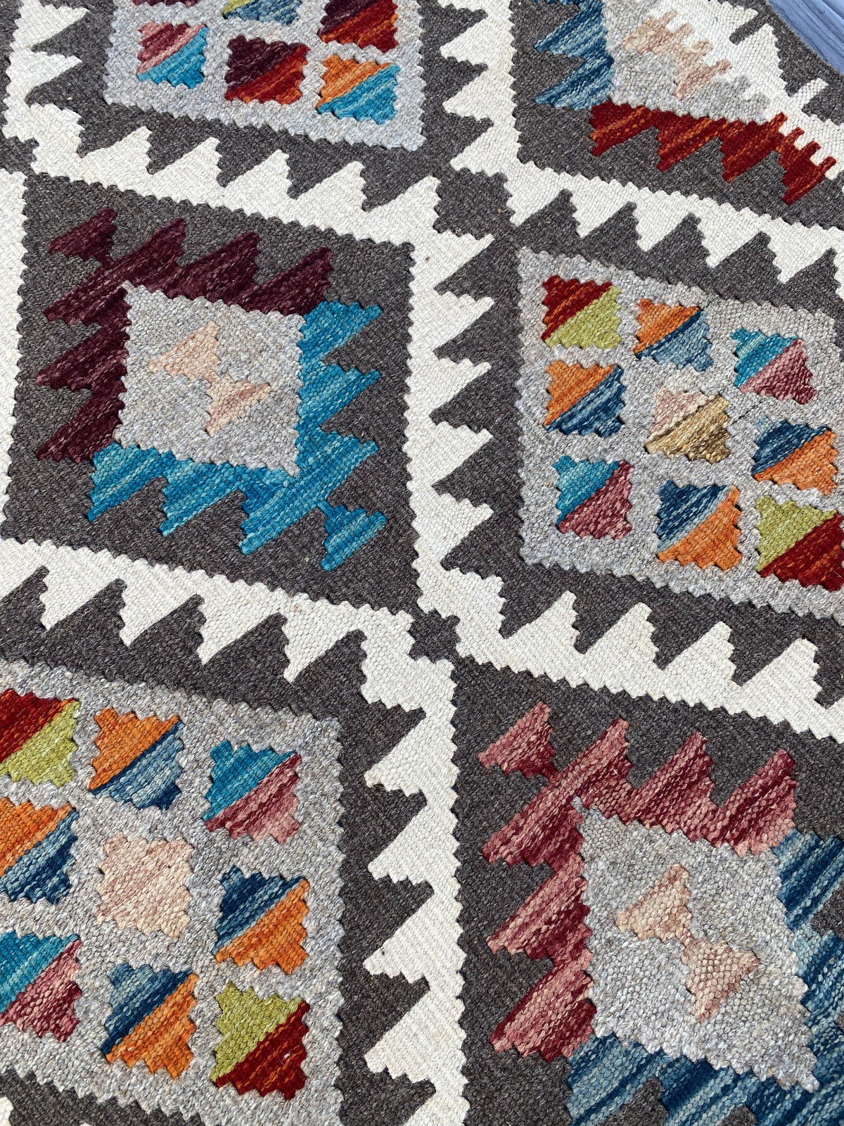 Handmade Afghan Chobi Kilim Rug 149 CM x 95 CM ( SS # 11 ).
