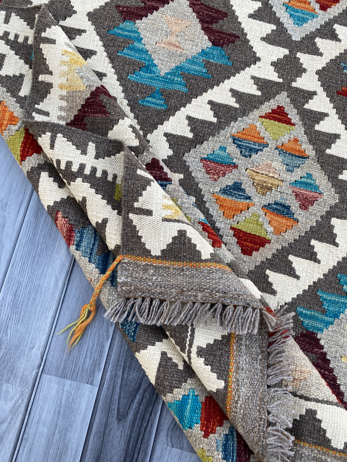 Handmade Afghan Chobi Kilim Rug 149 CM x 95 CM ( SS # 11 ).