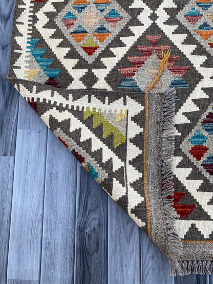Handmade Afghan Chobi Kilim Rug 149 CM x 95 CM ( SS # 11 ).