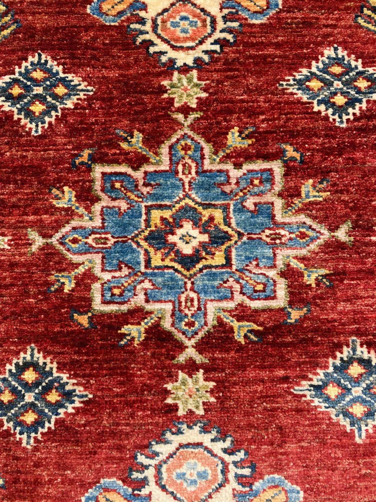 Handmade Traditional Kazak Hallway Runner Rug(295CM x 85CM) SS#85