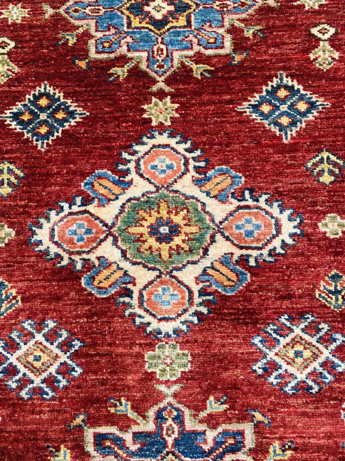 Handmade Traditional Kazak Hallway Runner Rug(295CM x 85CM) SS#85