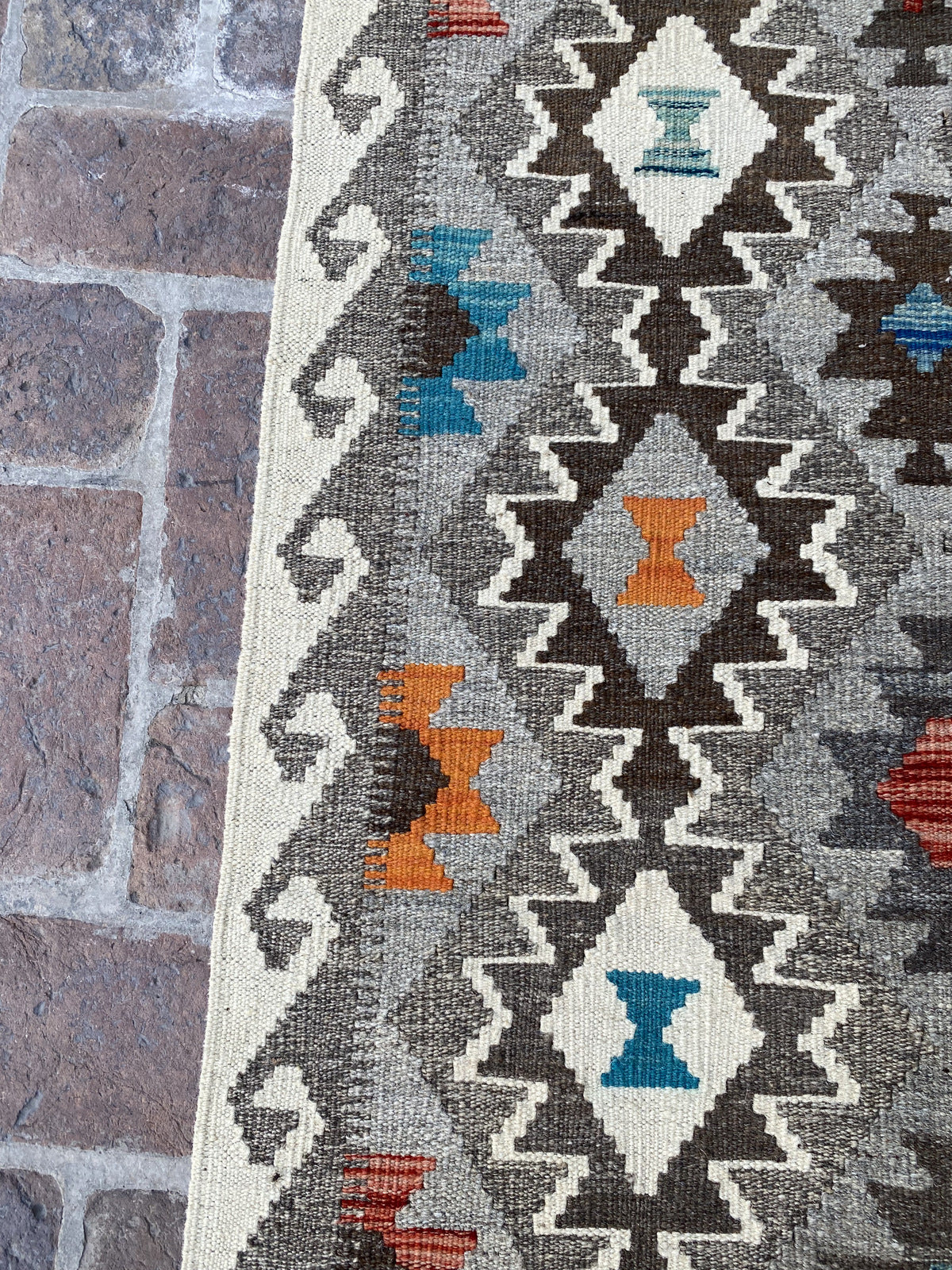 Handmade Flat Weave  Kilim Hallway Runner Rug |298 CM x 88 CM KA#34