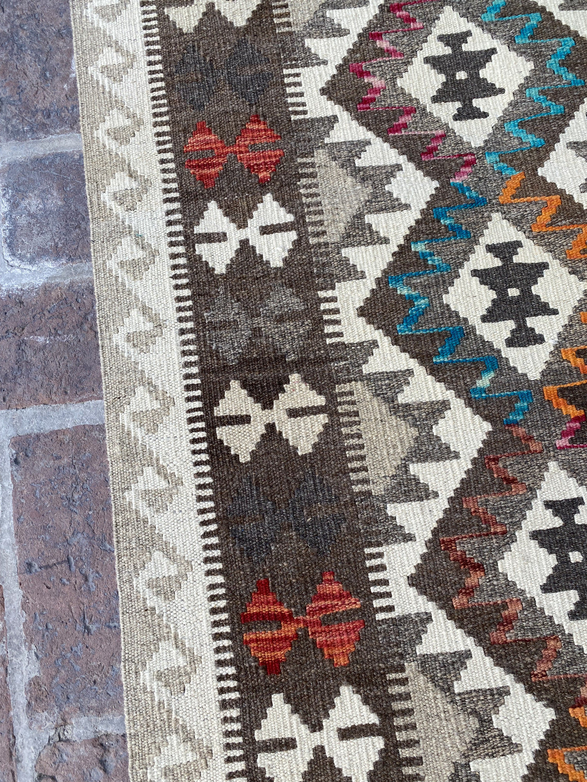 Handmade Flat Weave  Kilim Hallway Runner Rug |295 CM x 82 CM KA#30