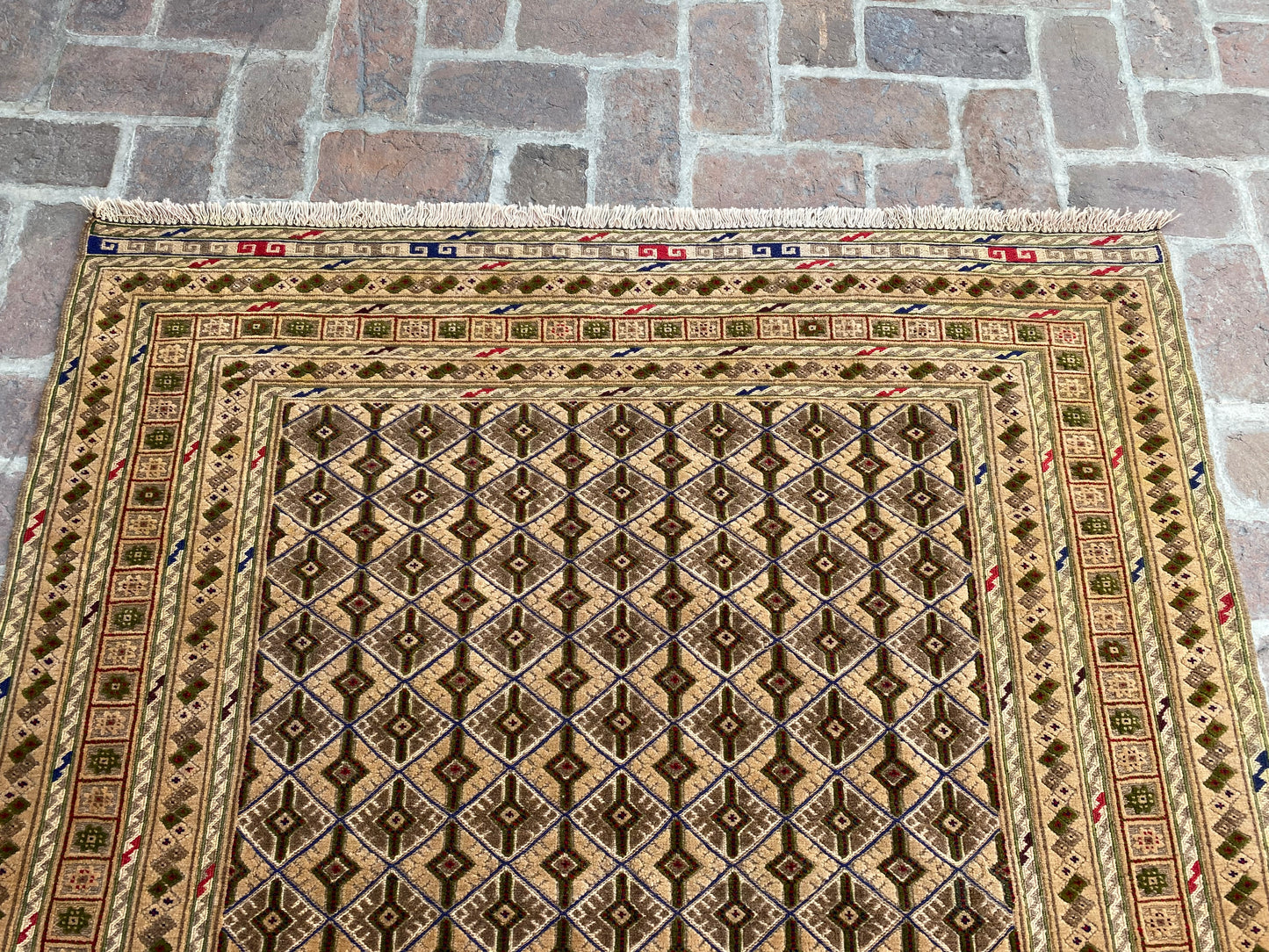 Hand Woven Meshwani Rugs | 181 CM x 152 CM KA#317
