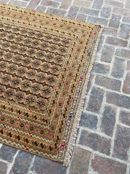 Hand Woven Meshwani Rugs | 181 CM x 152 CM KA#317