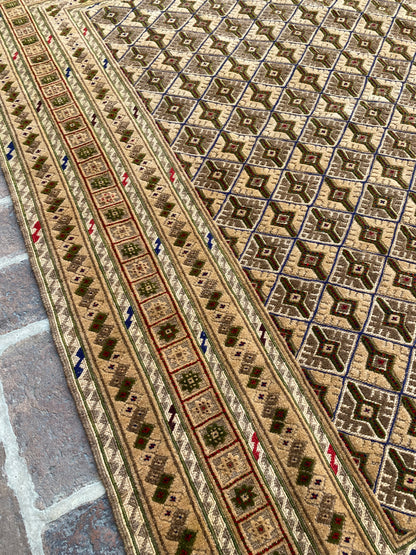 Hand Woven Meshwani Rugs | 181 CM x 152 CM KA#317