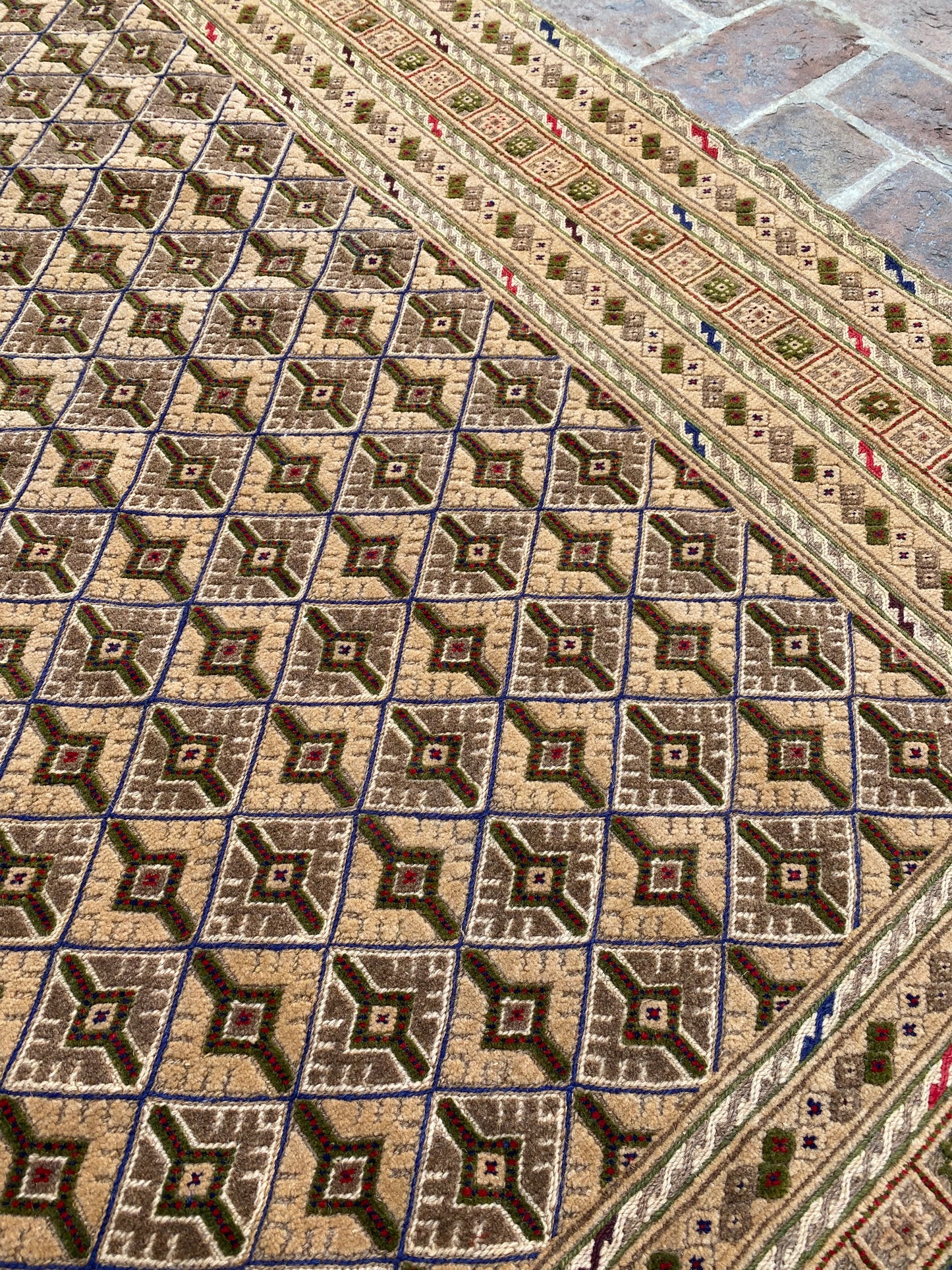 Hand Woven Meshwani Rugs | 181 CM x 152 CM KA#317