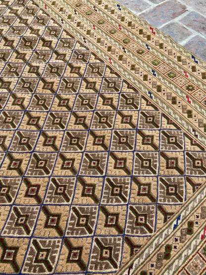 Hand Woven Meshwani Rugs | 181 CM x 152 CM KA#317