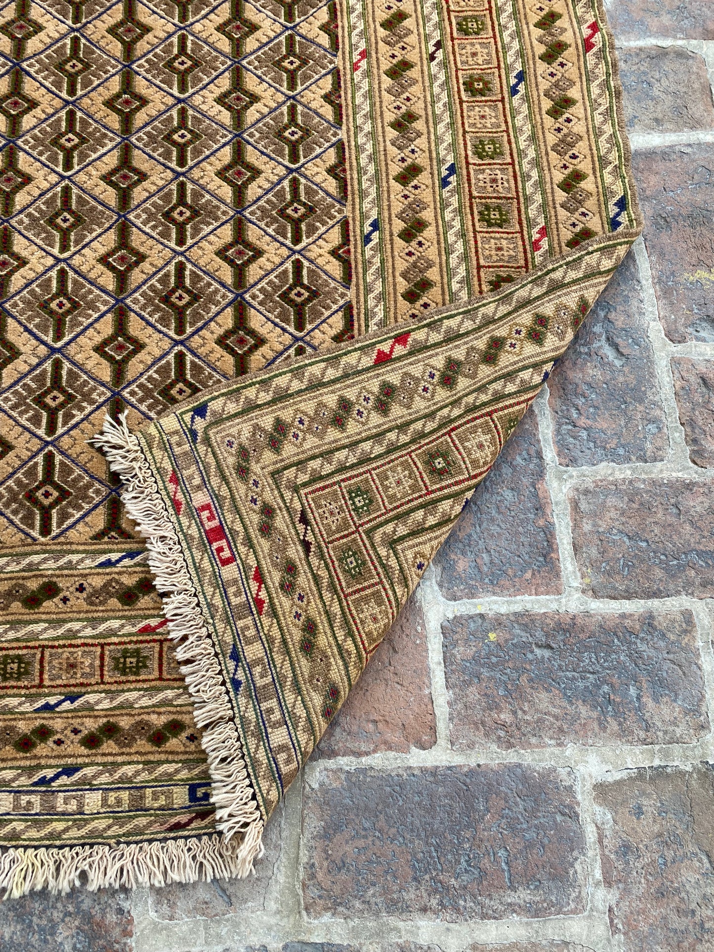Hand Woven Meshwani Rugs | 181 CM x 152 CM KA#317