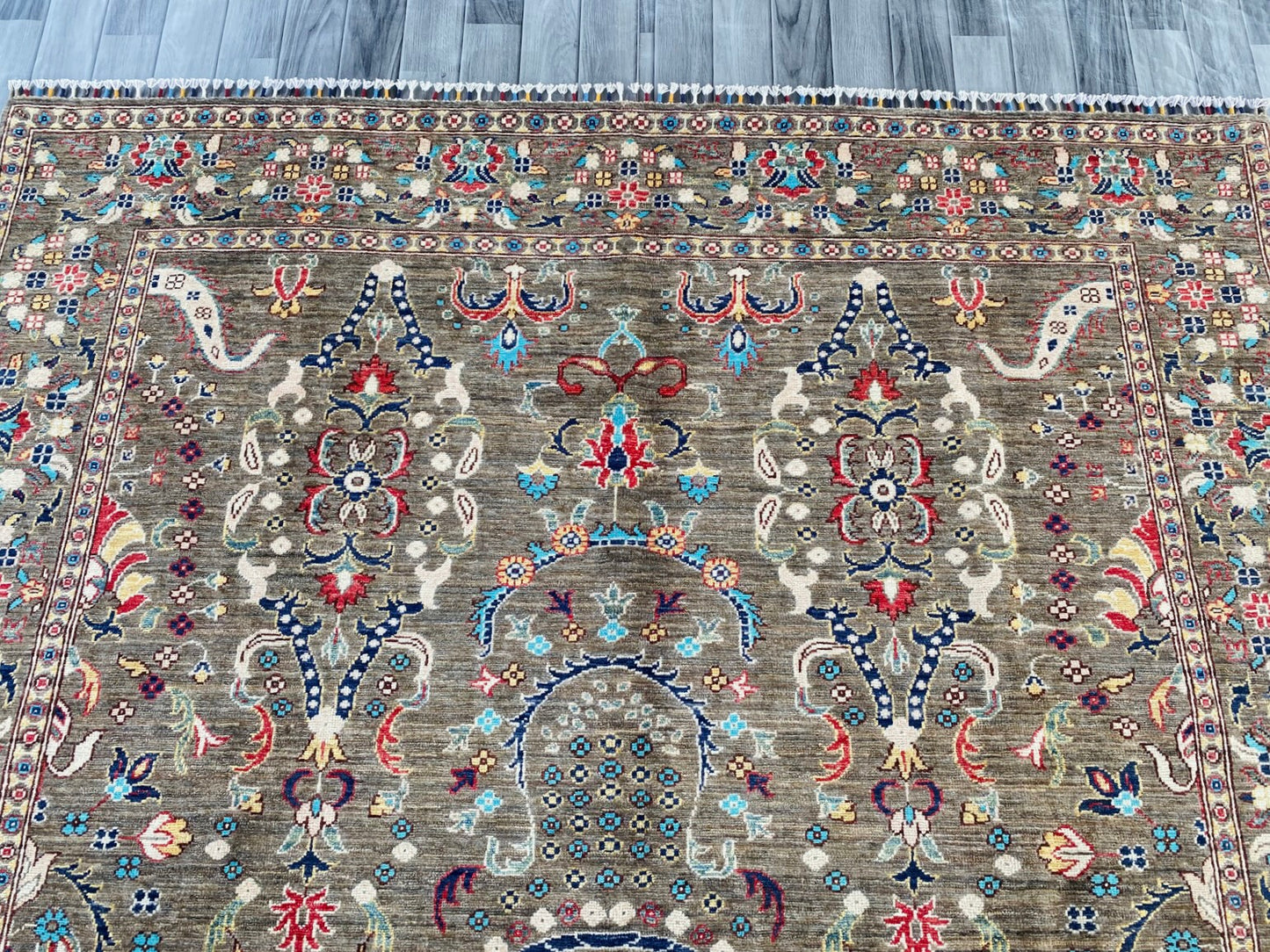 Handmade Afghan Chobi Wool Rug 300 CM x 203 CM ( SS#35 )