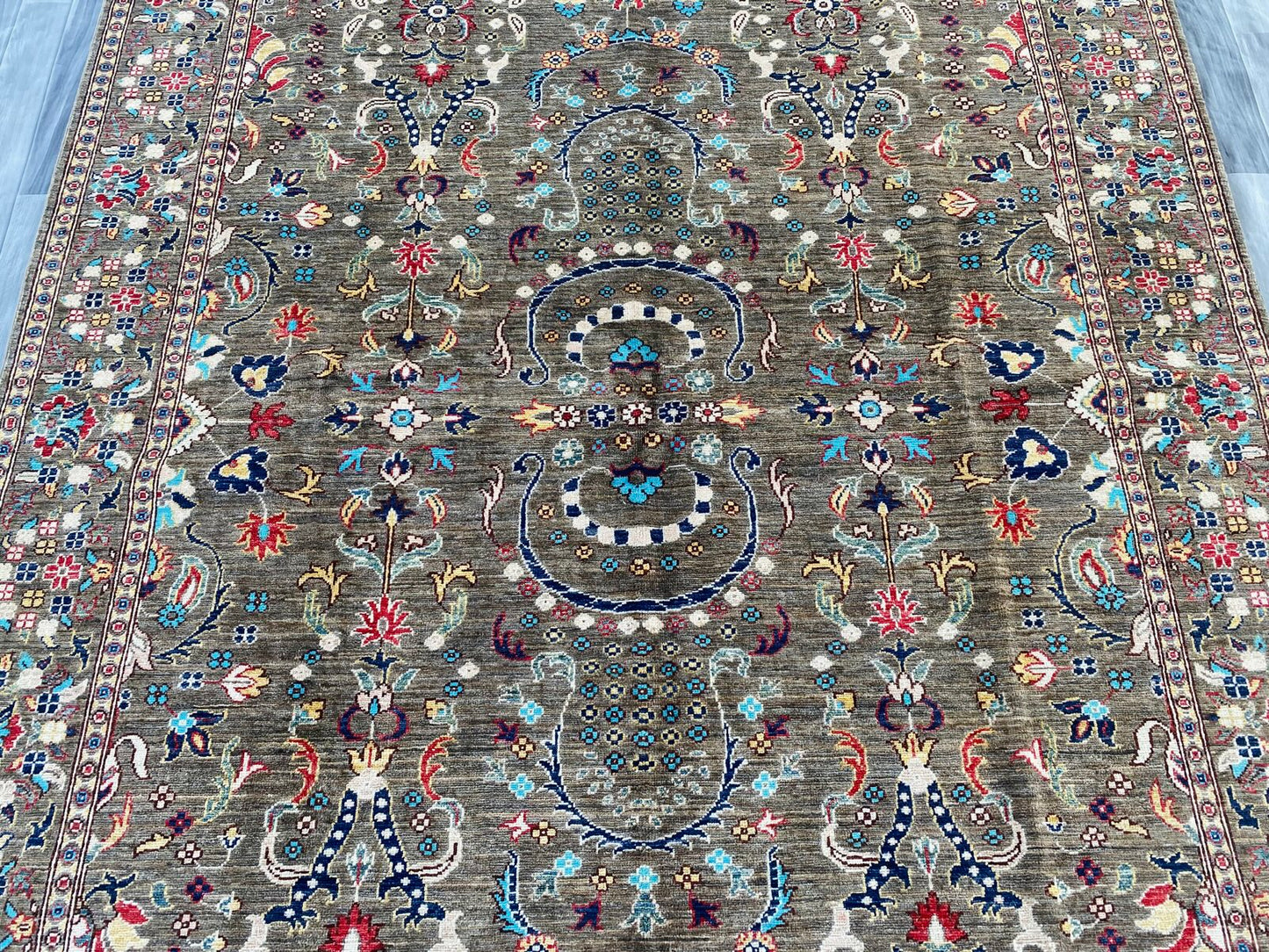 Handmade Afghan Chobi Wool Rug 300 CM x 203 CM ( SS#35 )
