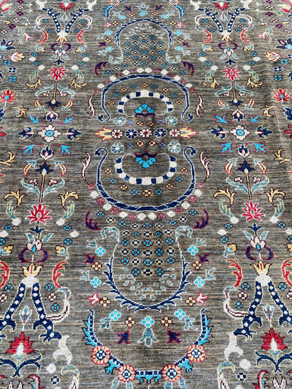 Handmade Afghan Chobi Wool Rug 300 CM x 203 CM ( SS#35 )