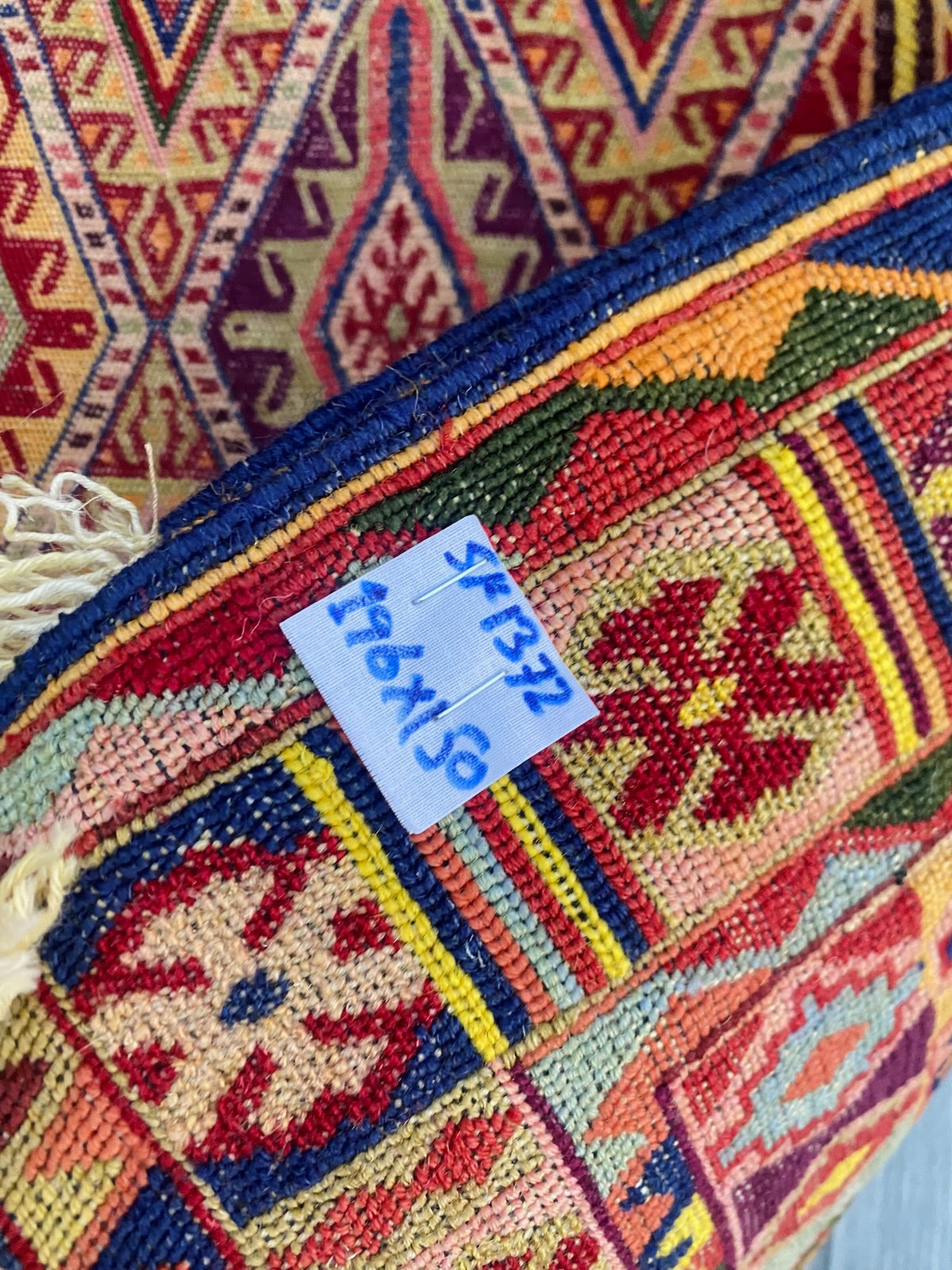 Handmade Fine Quality Meshwani Rug 196 CM x 150 CM SK#1372