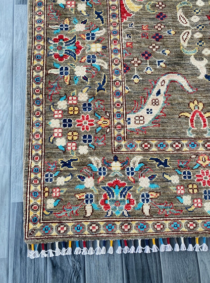 Handmade Afghan Chobi Wool Rug 300 CM x 203 CM ( SS#35 )