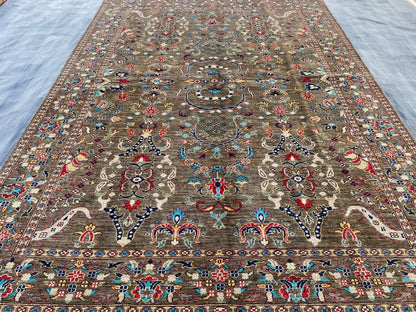 Handmade Afghan Chobi Wool Rug 300 CM x 203 CM ( SS#35 )
