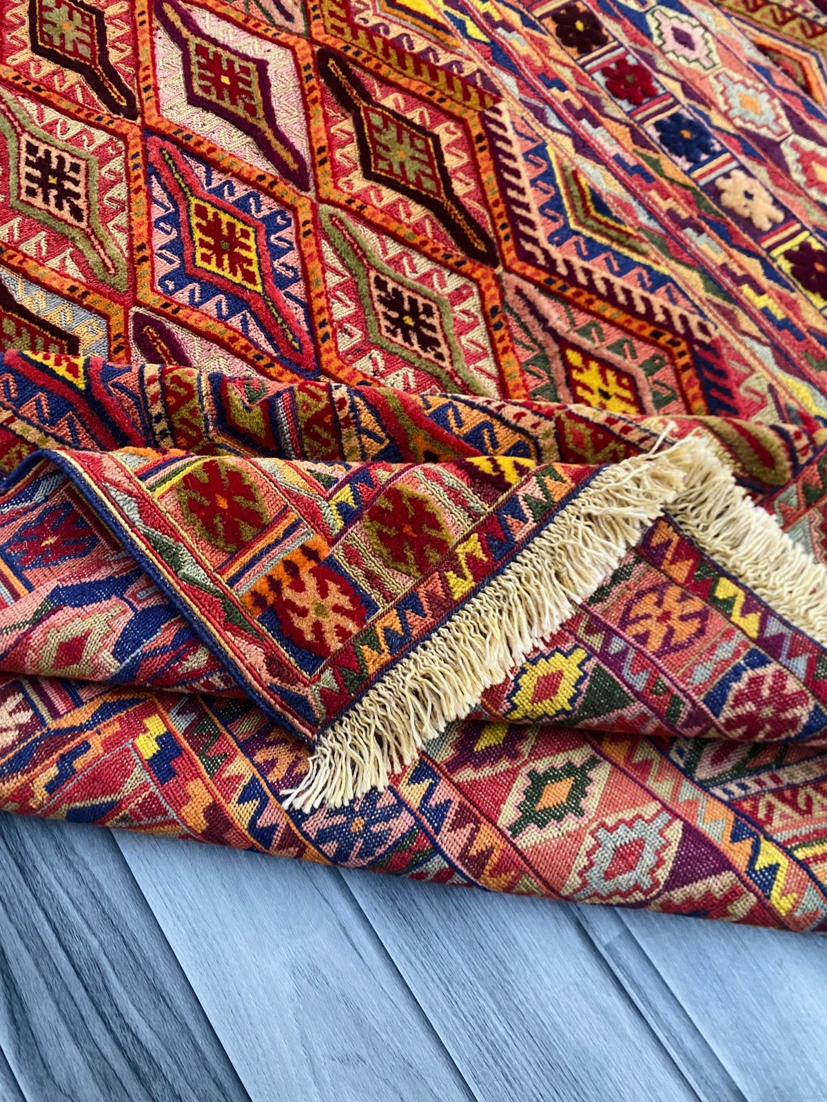 Handmade Fine Quality Meshwani Rug 196 CM x 150 CM SK#1372