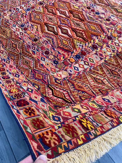Handmade Fine Quality Meshwani Rug 196 CM x 150 CM SK#1372