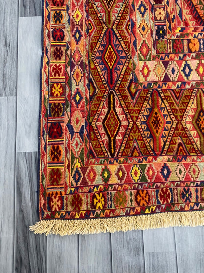 Handmade Fine Quality Meshwani Rug 196 CM x 150 CM SK#1372