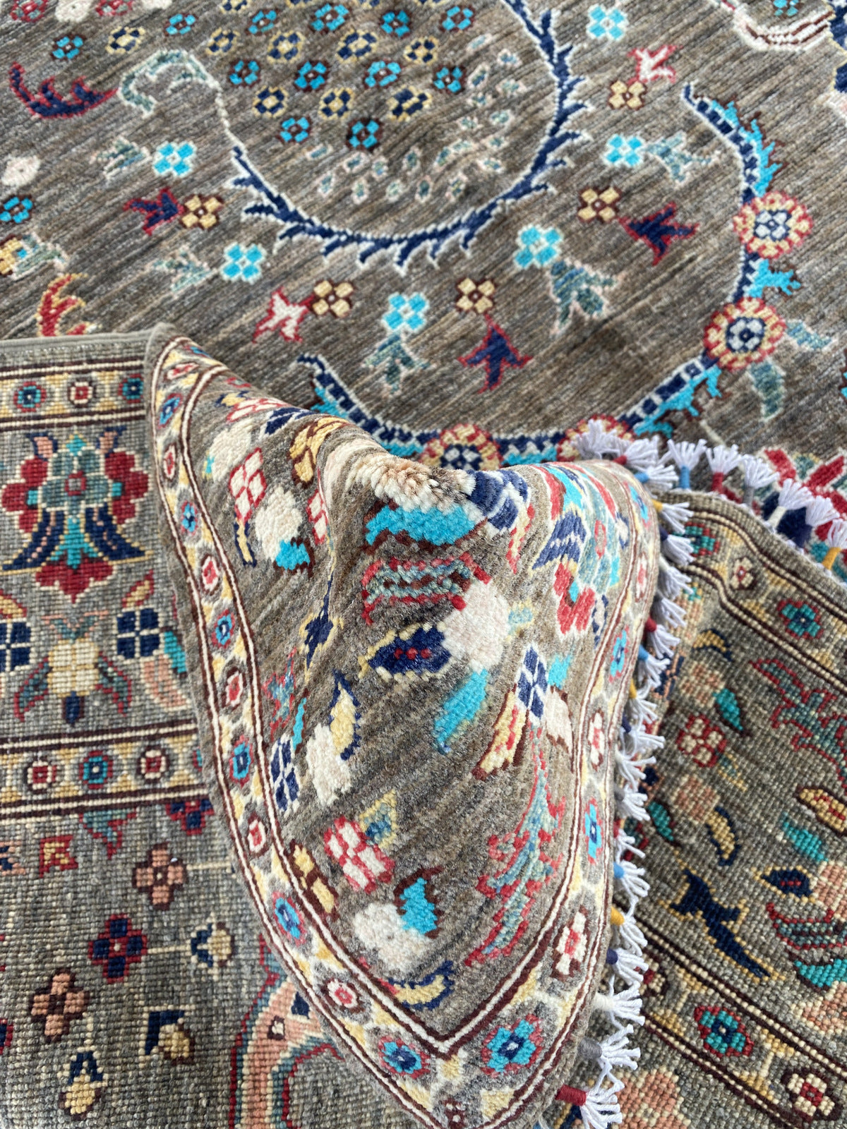 Handmade Afghan Chobi Wool Rug 300 CM x 203 CM ( SS#35 )
