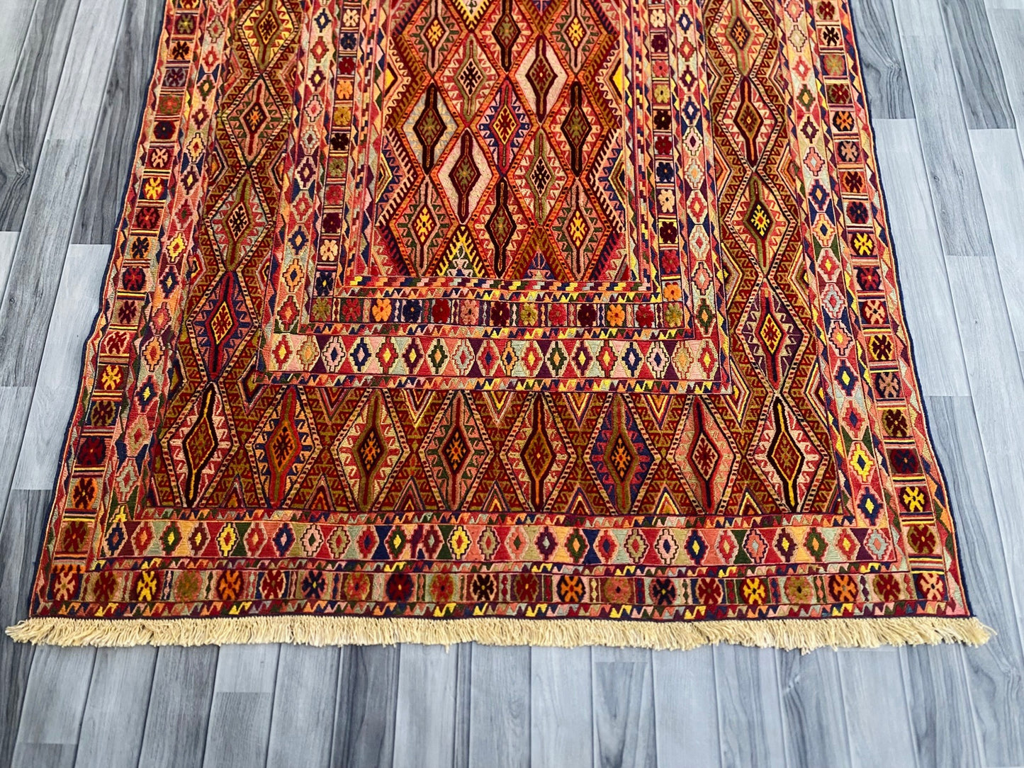 Handmade Fine Quality Meshwani Rug 196 CM x 150 CM SK#1372