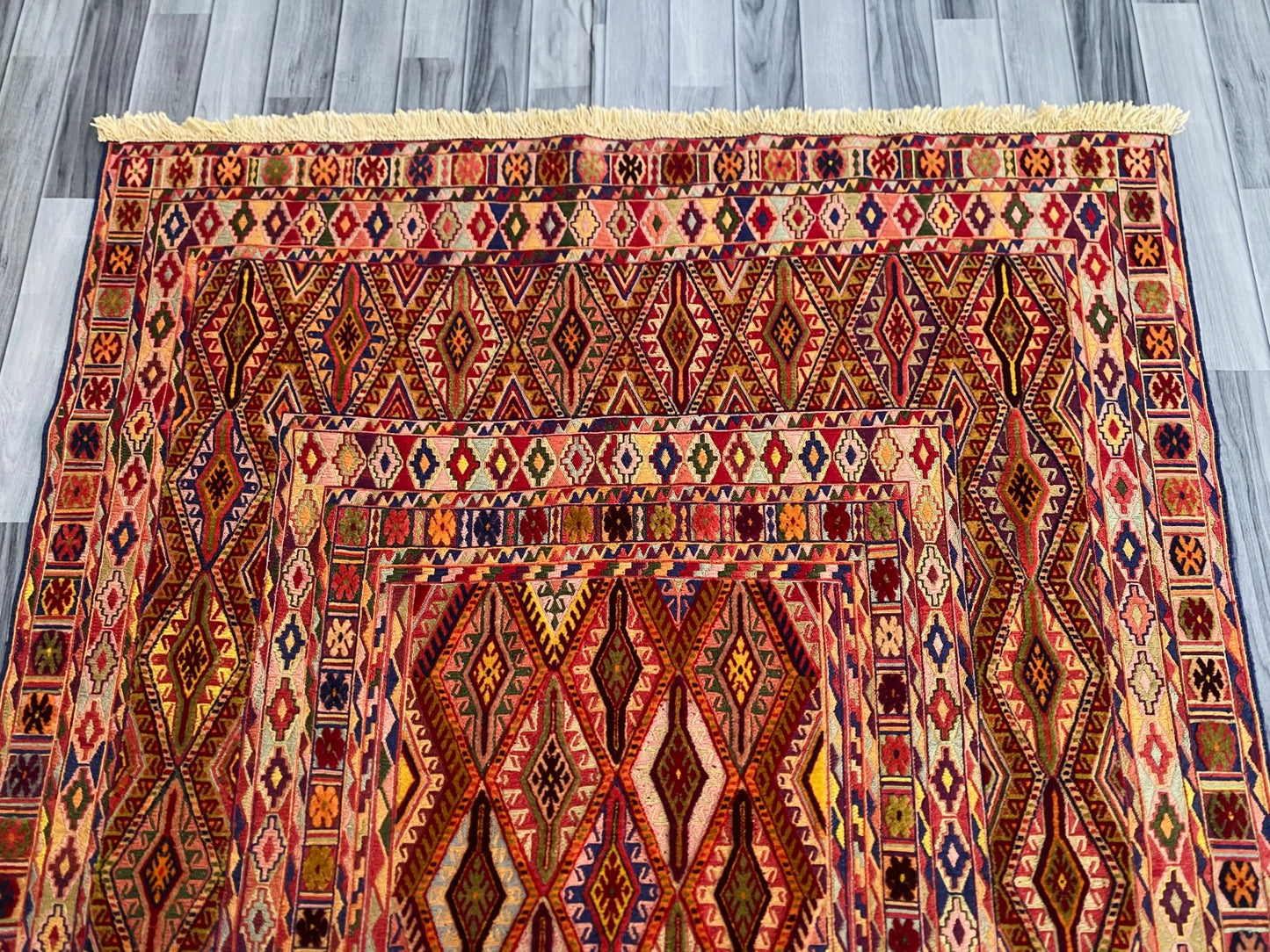 Handmade Fine Quality Meshwani Rug 196 CM x 150 CM SK#1372