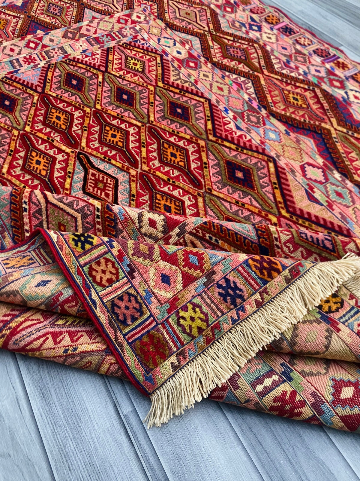 Handmade Fine Quality Meshwani Rug 197 CM x 145 CM ( SK#1371 )