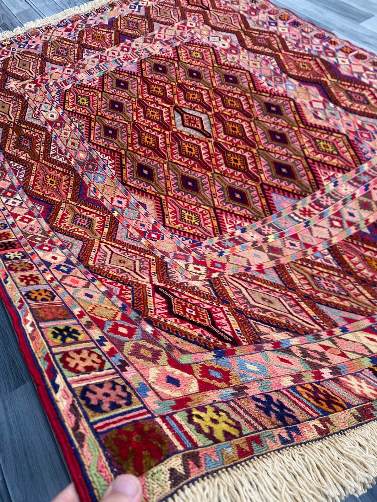 Handmade Fine Quality Meshwani Rug 197 CM x 145 CM  SK#1371