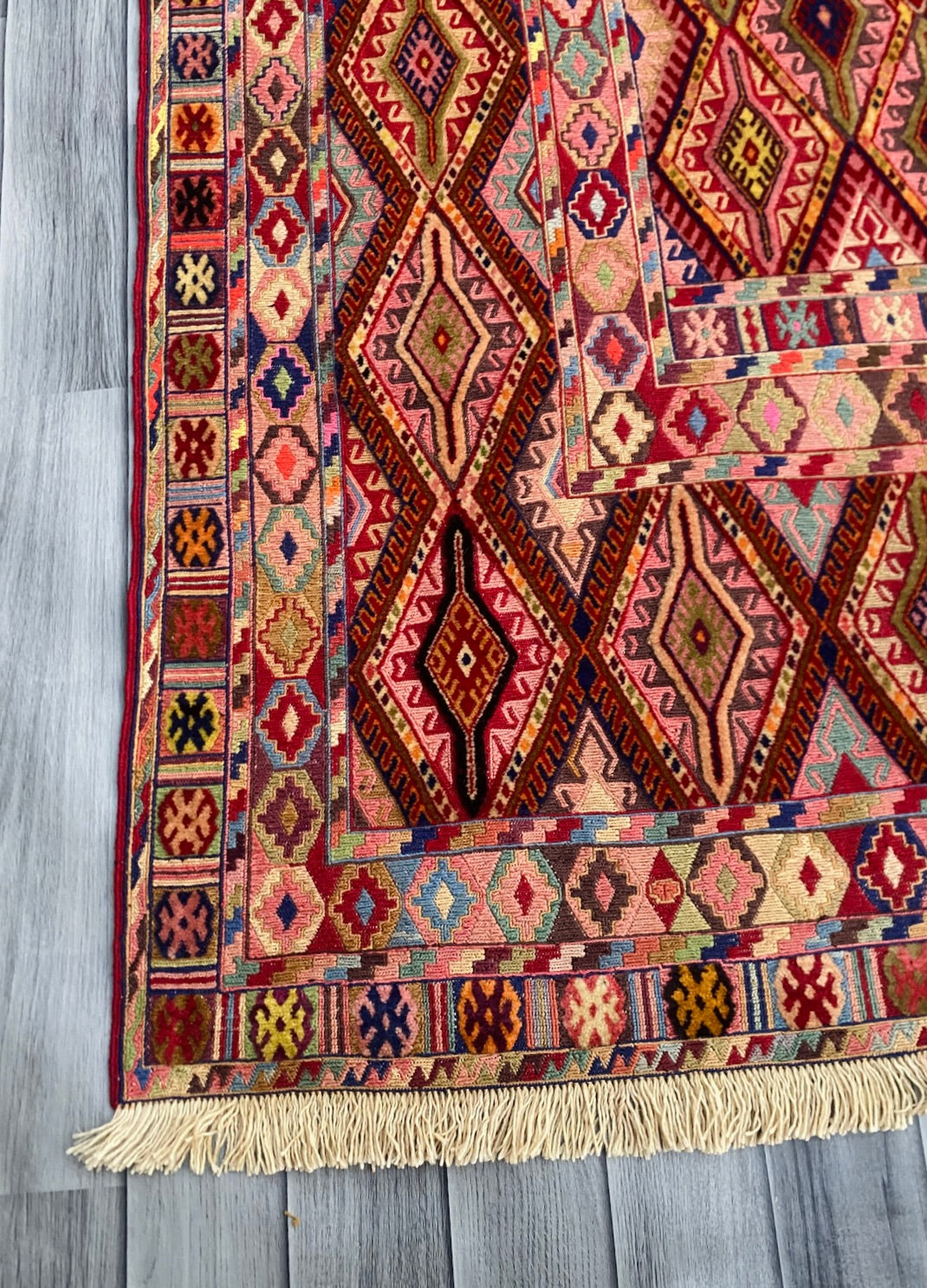 Handmade Fine Quality Meshwani Rug 197 CM x 145 CM ( SK#1371 )