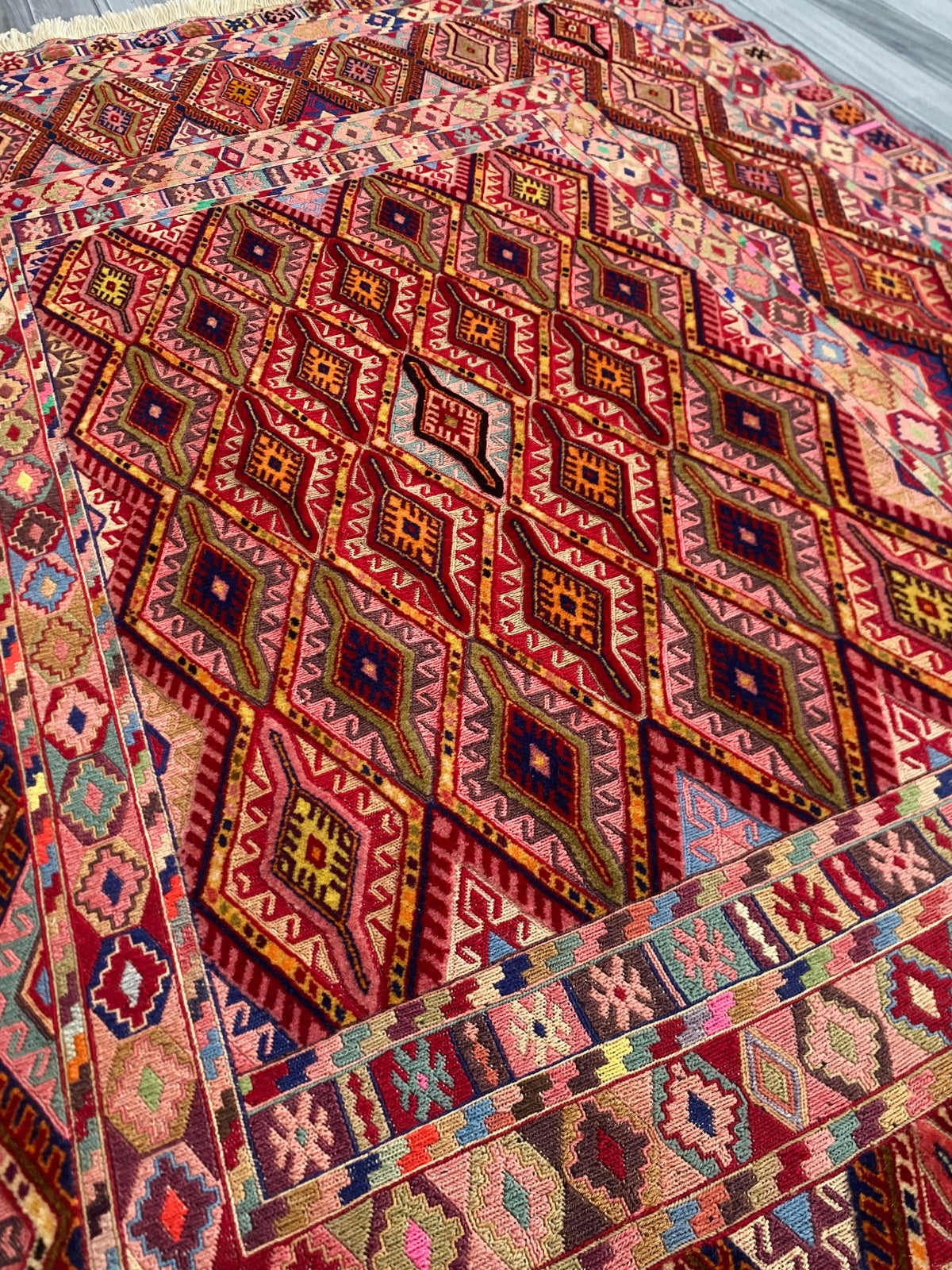 Handmade Fine Quality Meshwani Rug 197 CM x 145 CM  SK#1371