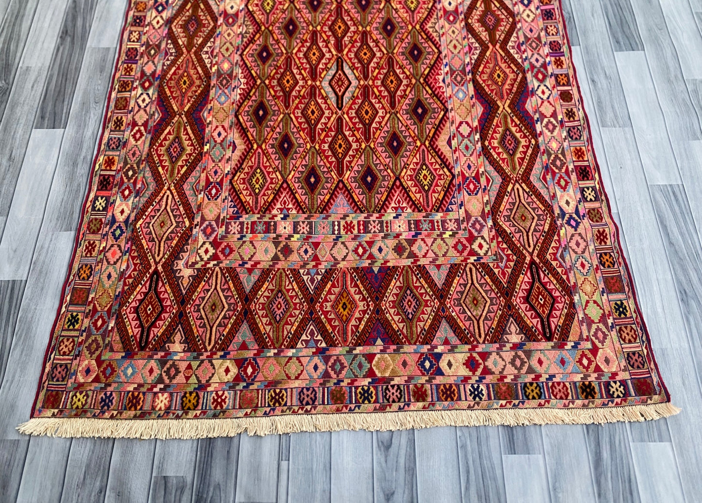 Handmade Fine Quality Meshwani Rug 197 CM x 145 CM ( SK#1371 )