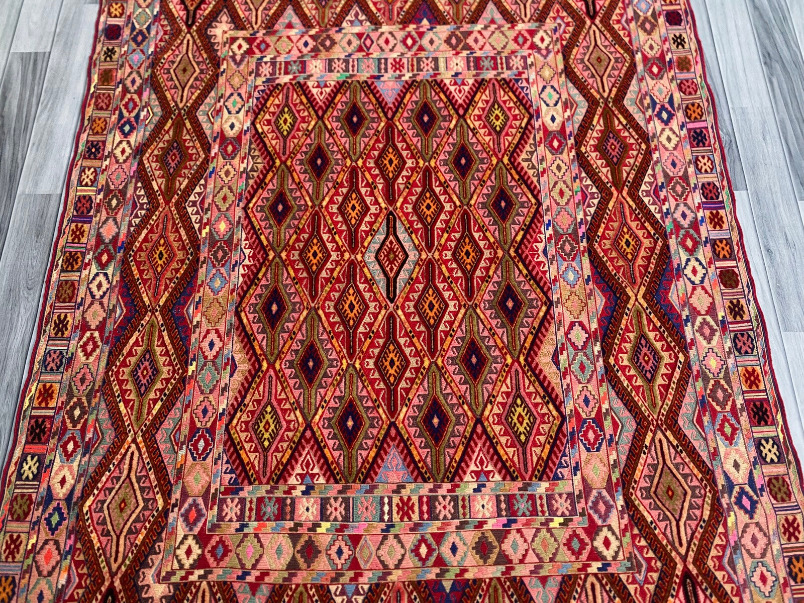 Handmade Fine Quality Meshwani Rug 197 CM x 145 CM  SK#1371