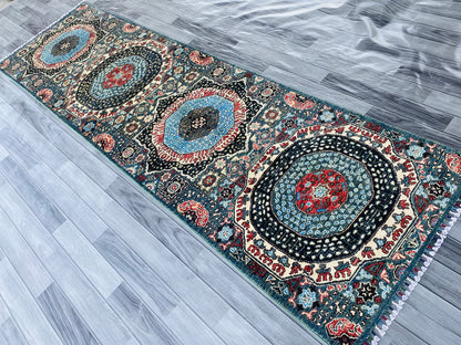 Handmade Afghan Chobi Hallway Runner Rug 300 CM x 85 CM ( SS#34 )