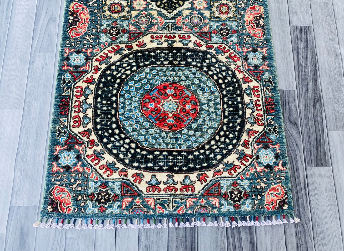 Handmade Afghan Chobi Hallway Runner Rug 300 CM x 85 CM ( SS#34 )