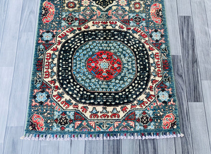 Handmade Afghan Chobi Hallway Runner Rug 300 CM x 85 CM ( SS#34 )