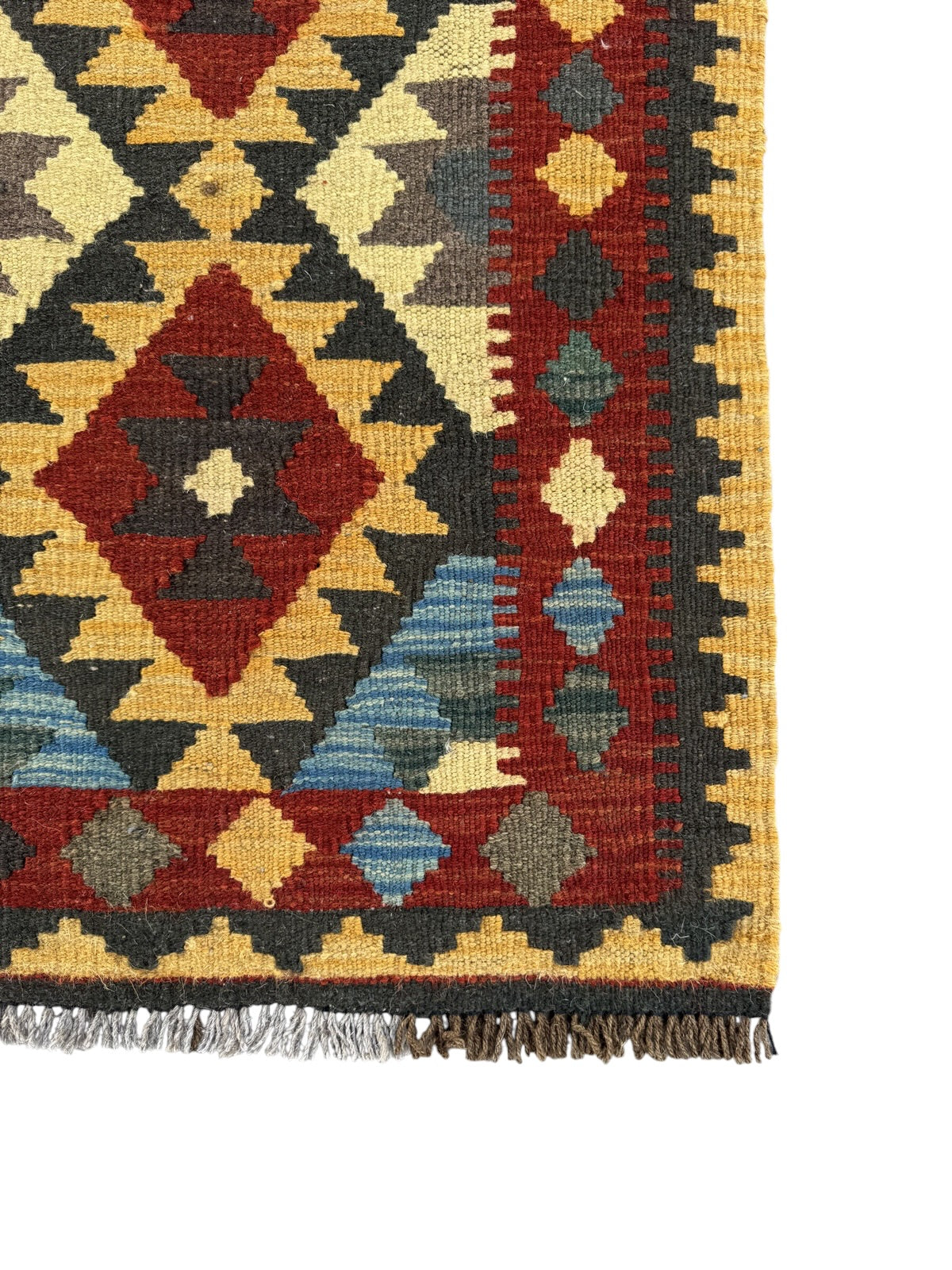 Handmade Afghan Kilim Rug 91 CM x 62 CM Sk#1471