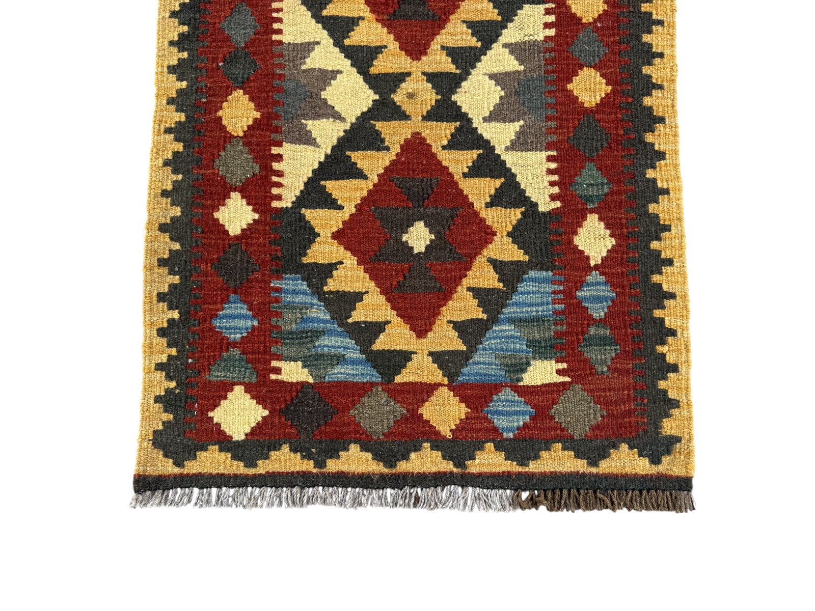 Handmade Afghan Kilim Rug 91 CM x 62 CM Sk#1471