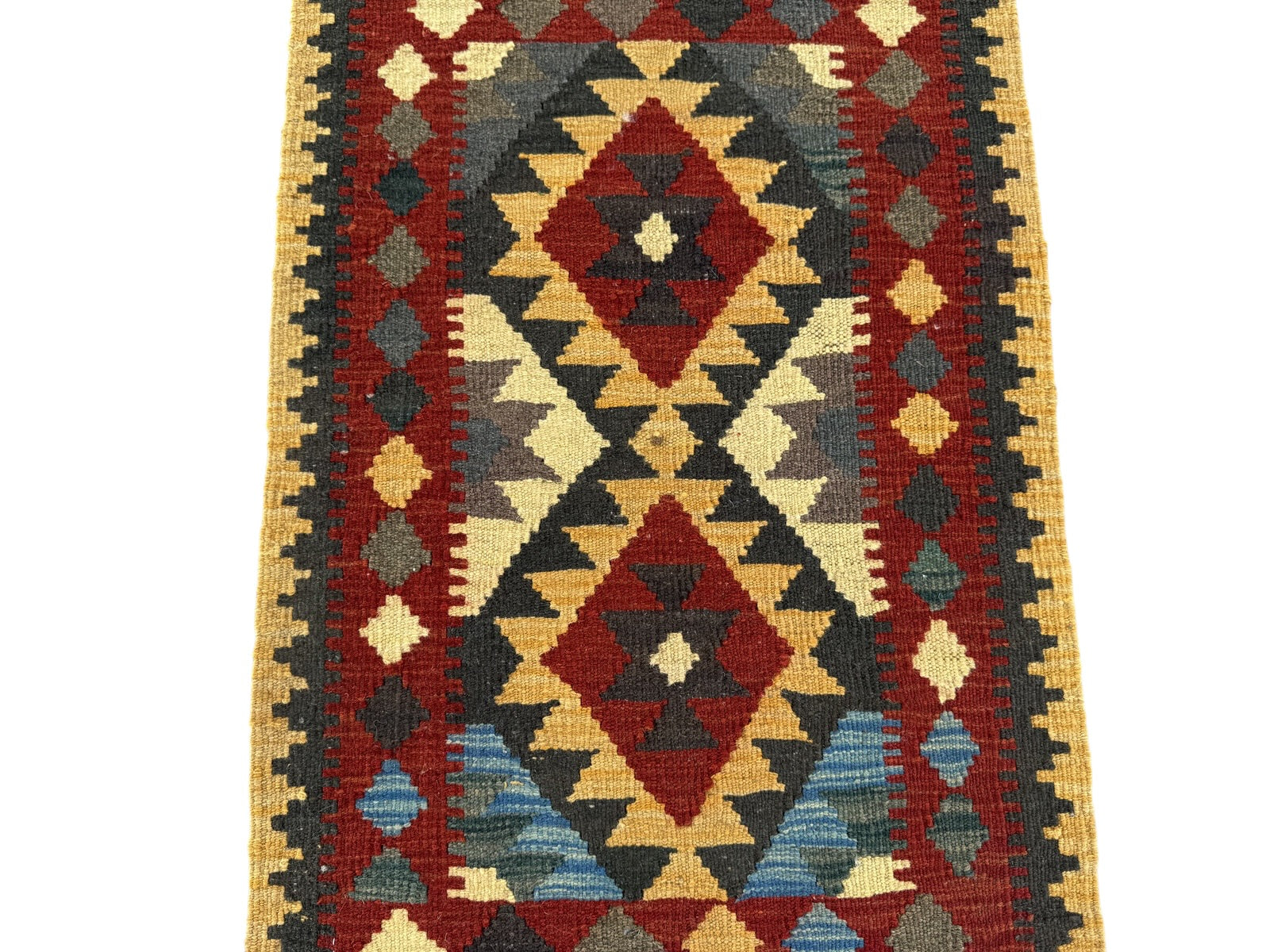 Handmade Afghan Kilim Rug 91 CM x 62 CM Sk#1471
