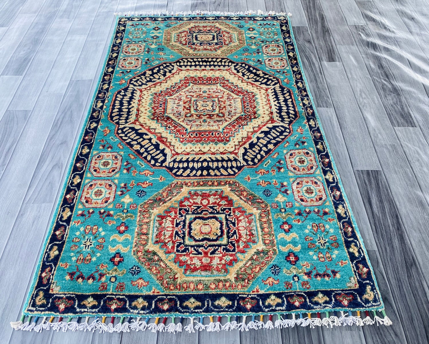 Handmade Fine Quality Chobi Wool Rug  ( 147 CM x 87 CM ) SS#58