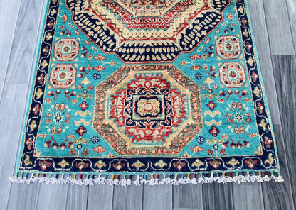 Handmade Fine Quality Chobi Wool Rug  ( 147 CM x 87 CM ) SS#58