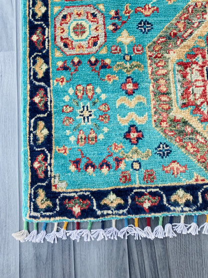 Handmade Fine Quality Chobi Wool Rug  ( 147 CM x 87 CM ) SS#58