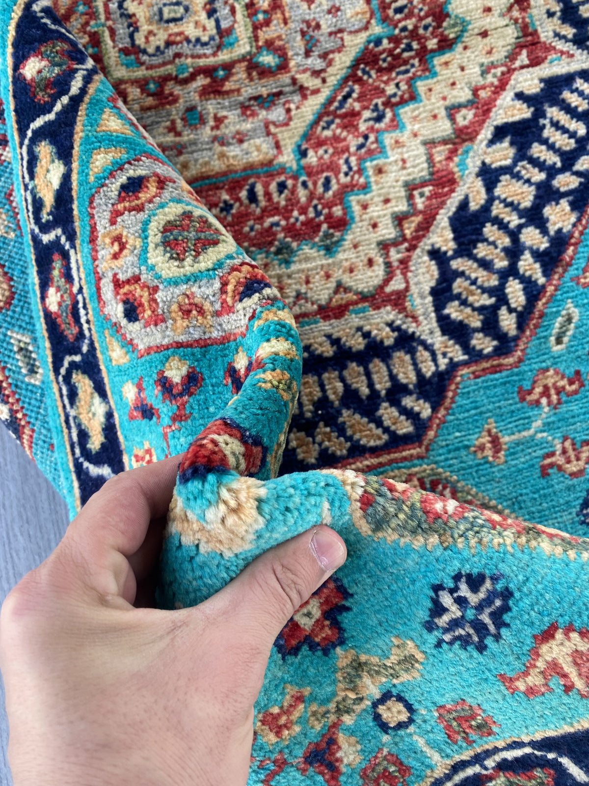 Handmade Fine Quality Chobi Wool Rug  ( 147 CM x 87 CM ) SS#58